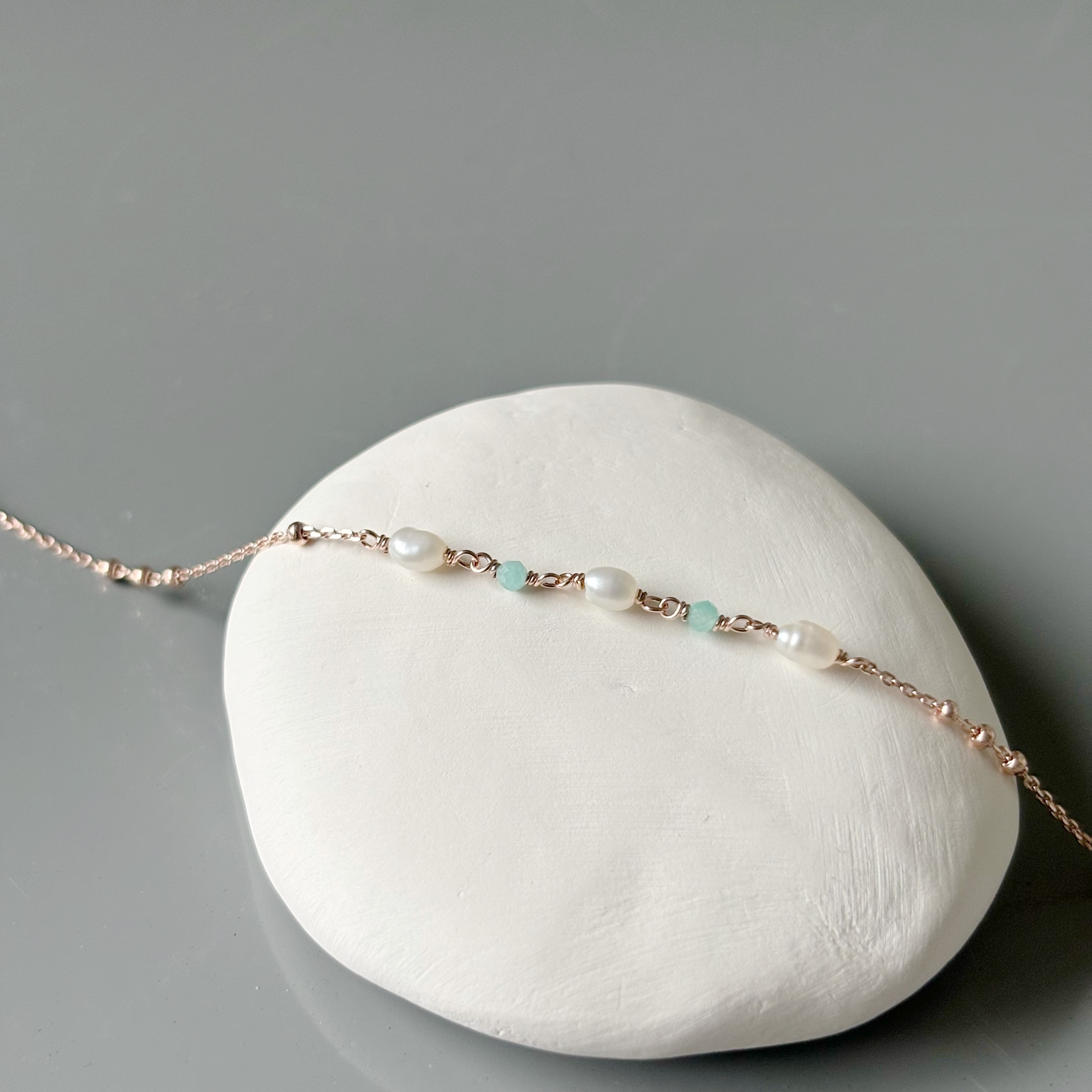 珍珠天河triplets手鏈