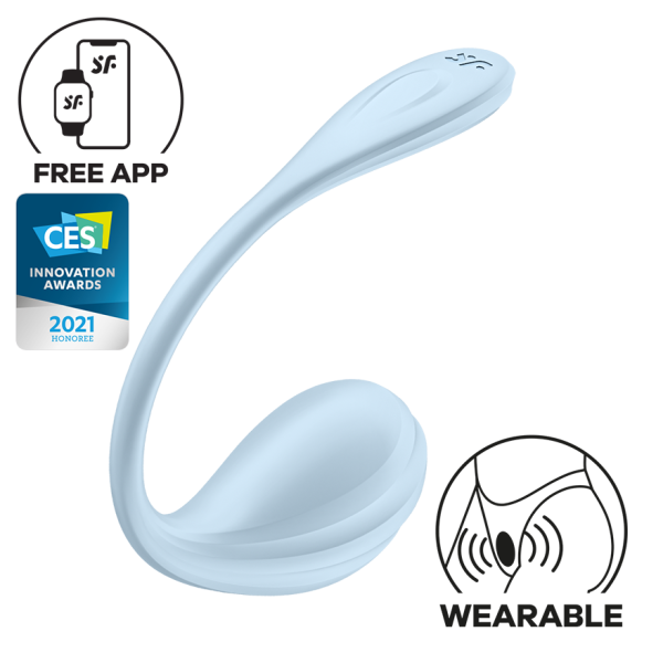 Satisfyer Smooth Petal 智能APP遙控震動器 藍色