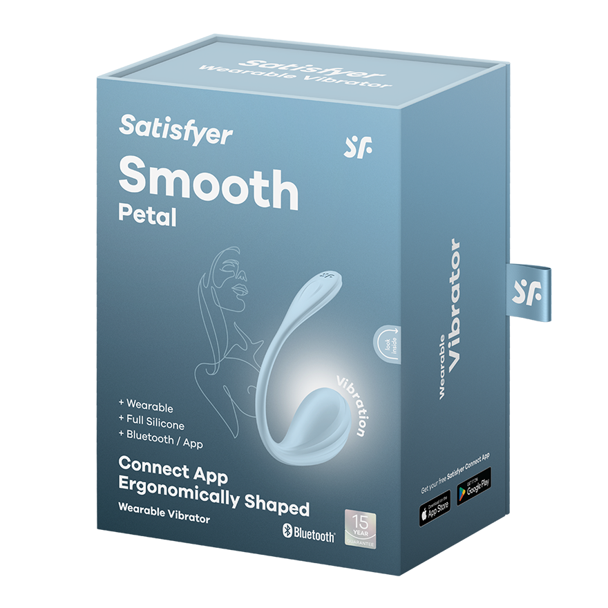 Satisfyer Smooth Petal 智能APP遙控震動器 藍色