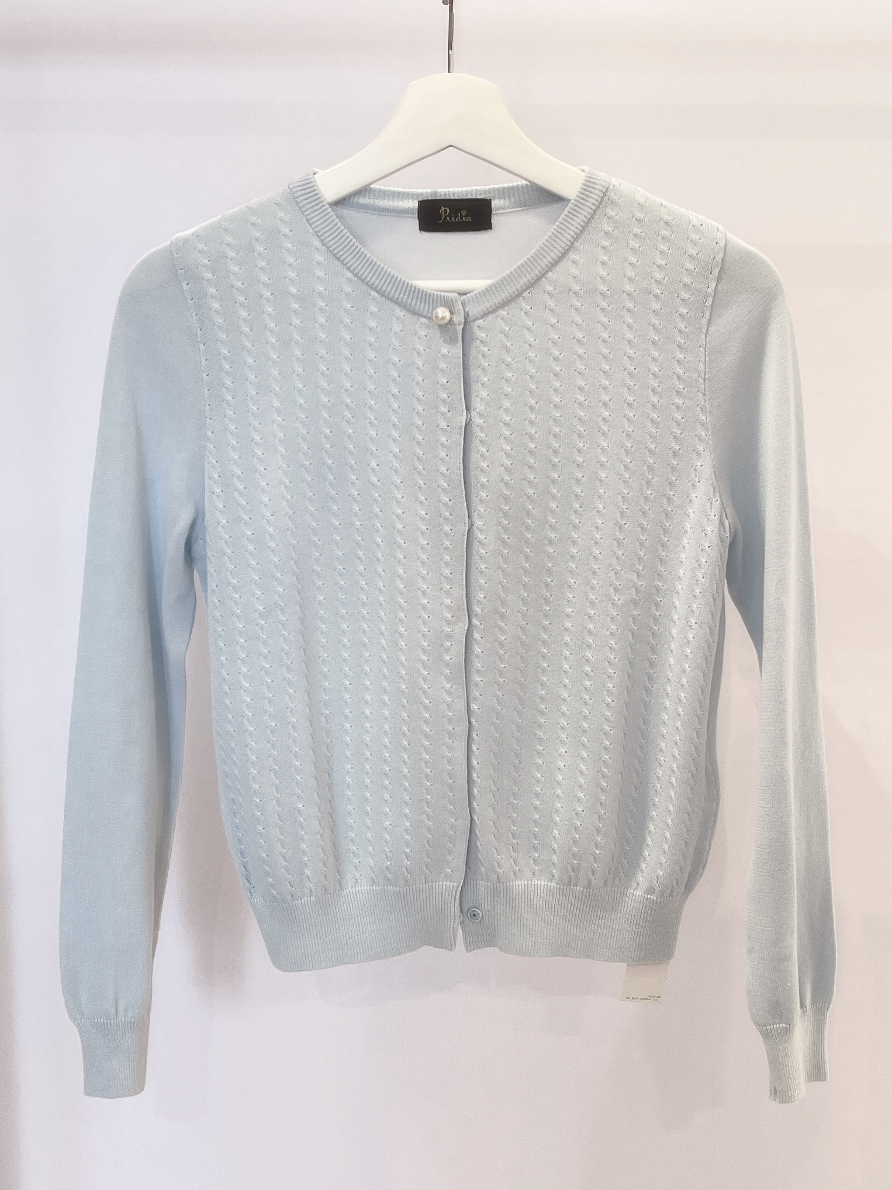 珍珠鈕扣針織外套