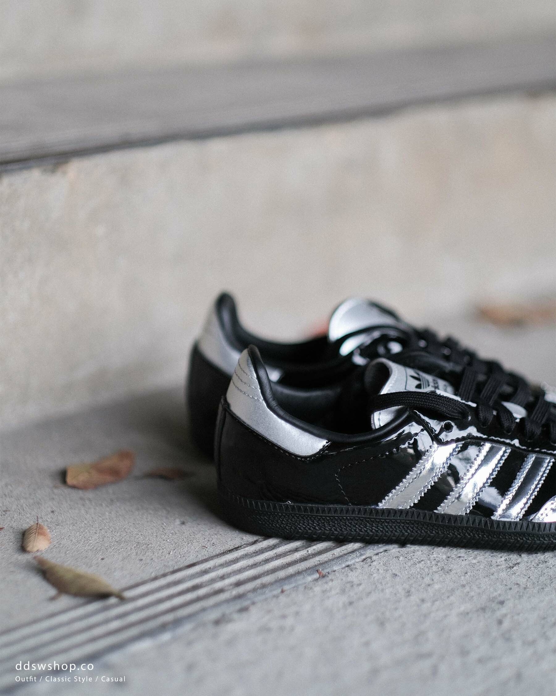 "代購" Atmos x Adidas OG Samba "Tuxedo" 鏡面黑銀 IH3364