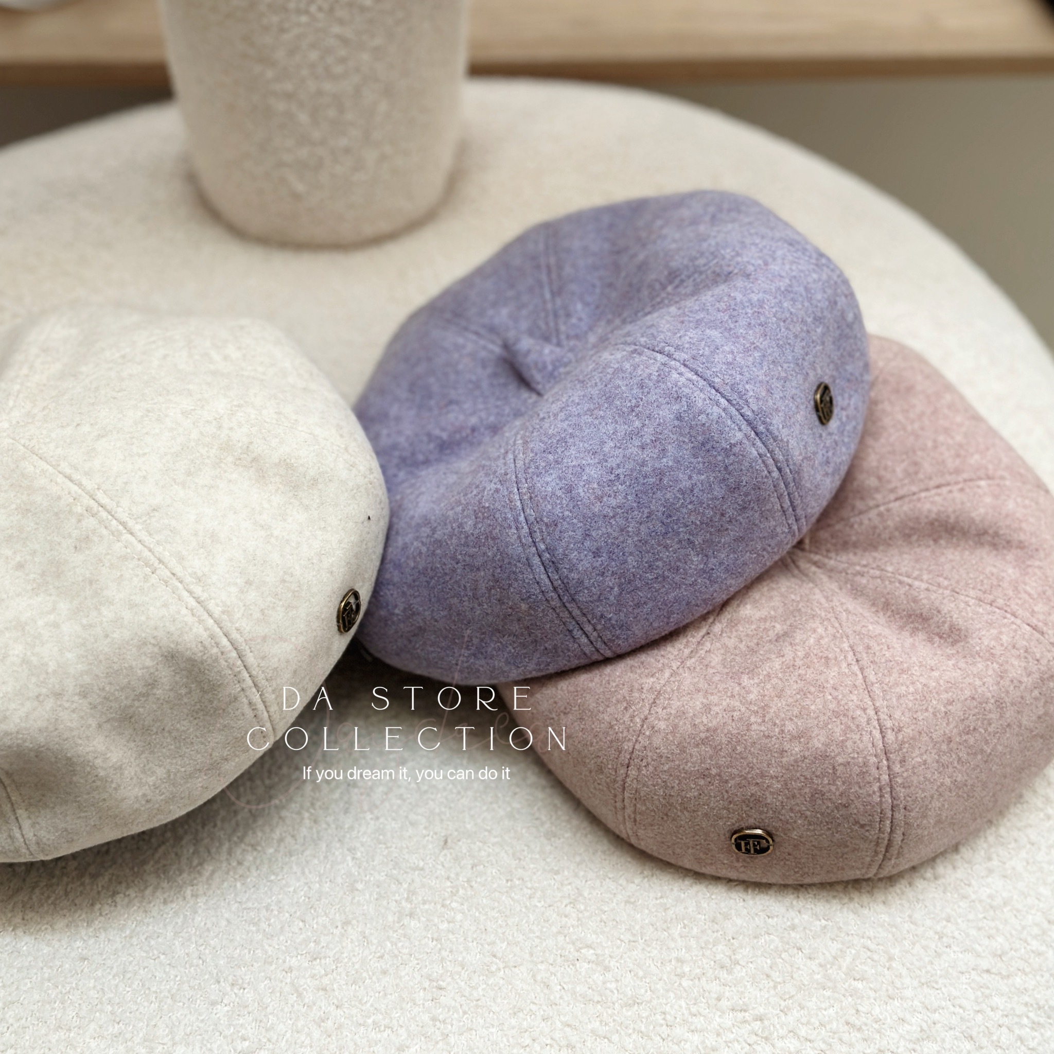 FF日系毛尼貝雷帽/四色