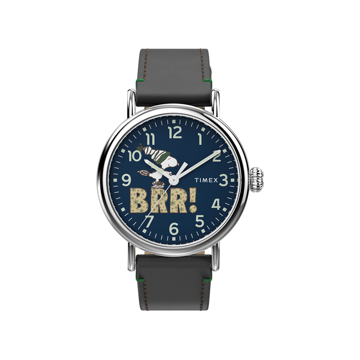 Timex x Peanuts 史努比 Snoopy Winter TW2V60700 40mm 皮帶 石英錶