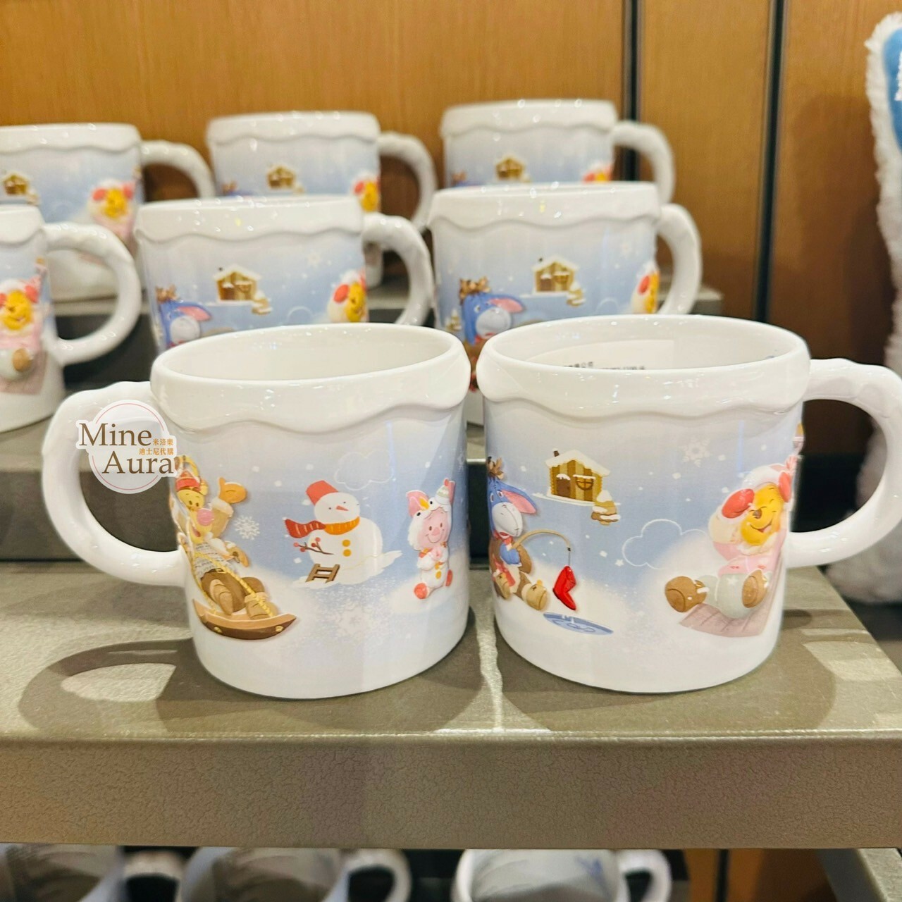 (限時特價) 2024 冬日 小熊維尼 Winnie the Pooh 馬克杯 水杯 -上海迪士尼樂園