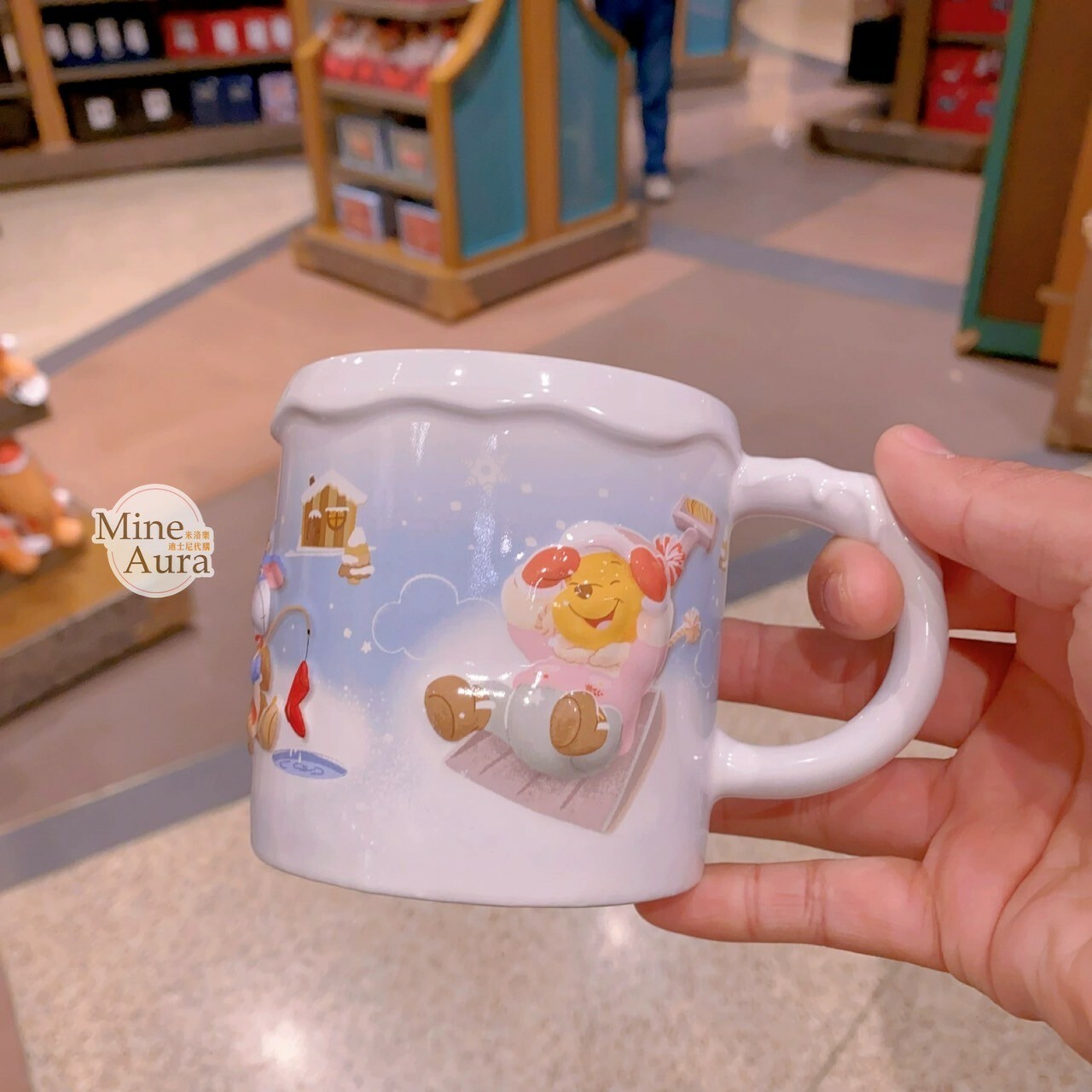 (限時特價) 2024 冬日 小熊維尼 Winnie the Pooh 馬克杯 水杯 -上海迪士尼樂園