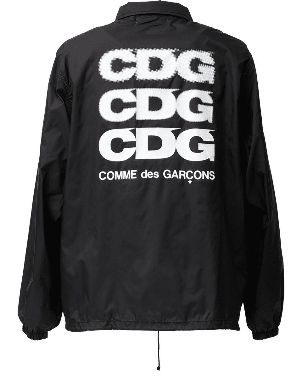 2024AW COMME DES GARCONS CDG Logo Coach 2 Jacket 尼龍 防風 教練 風衣 外套 現貨 SZ-J004-051