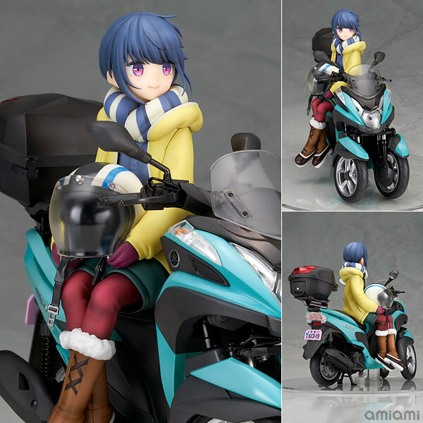 Nov Alter Yuru Camp Rin Shima with Three-wheeled Motorcycle 1/10 Complete Figure Pre-order