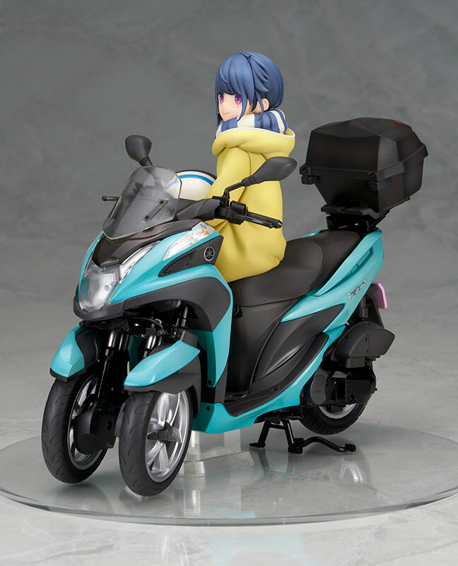 Nov Alter Yuru Camp Rin Shima with Three-wheeled Motorcycle 1/10 Complete Figure Pre-order