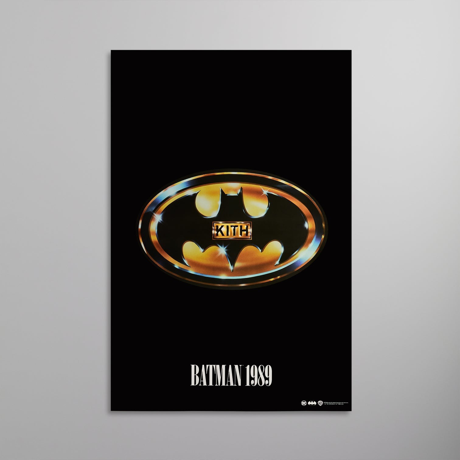 2024AW Batman Kith 1989 Poster 蝙蝠俠 LOGO 黑暗騎士 海報 超限量 現貨