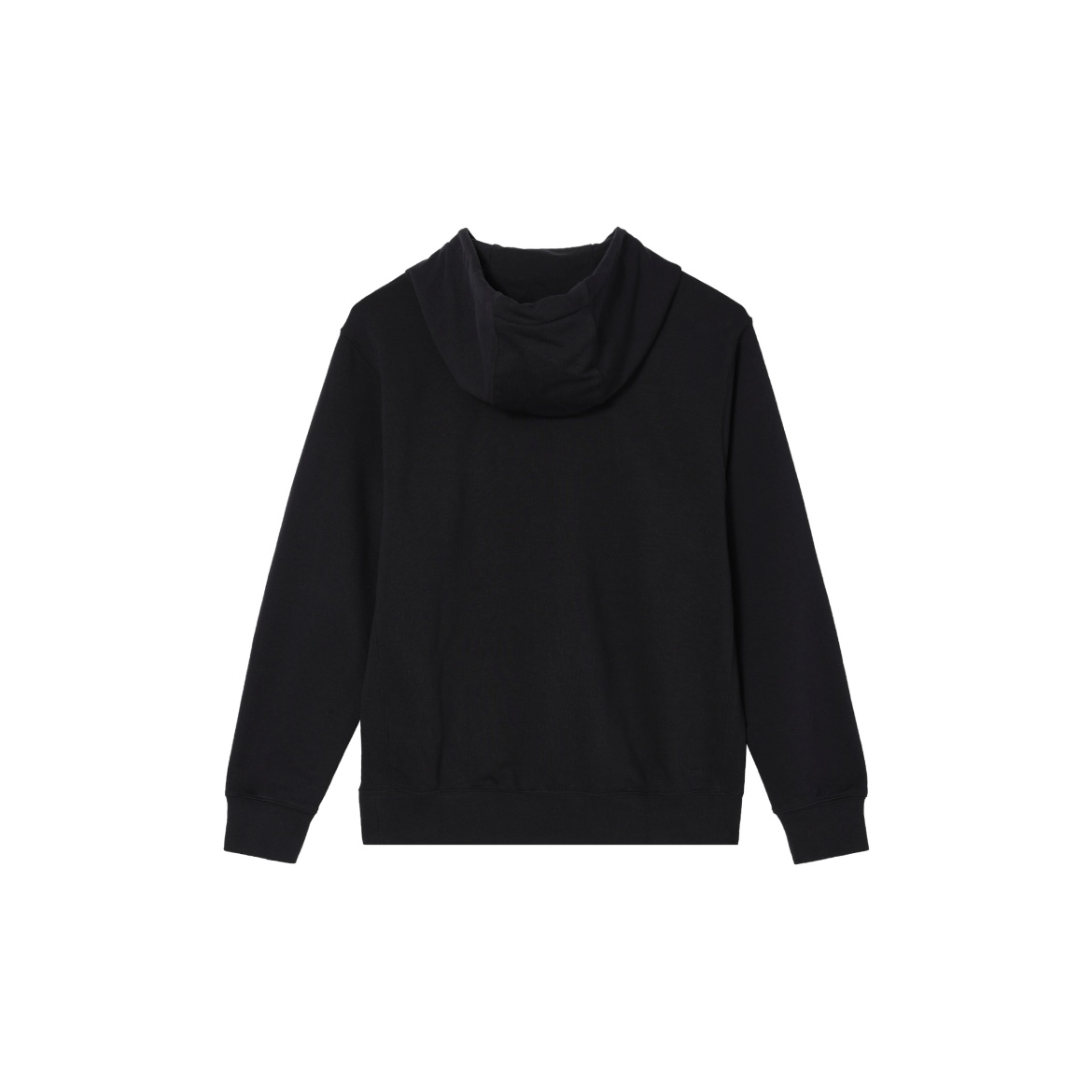 Nike 黑色 黑白撞色 手刷感 刷漆感 Logo 刺繡小勾 帽Tee 長袖 男女款