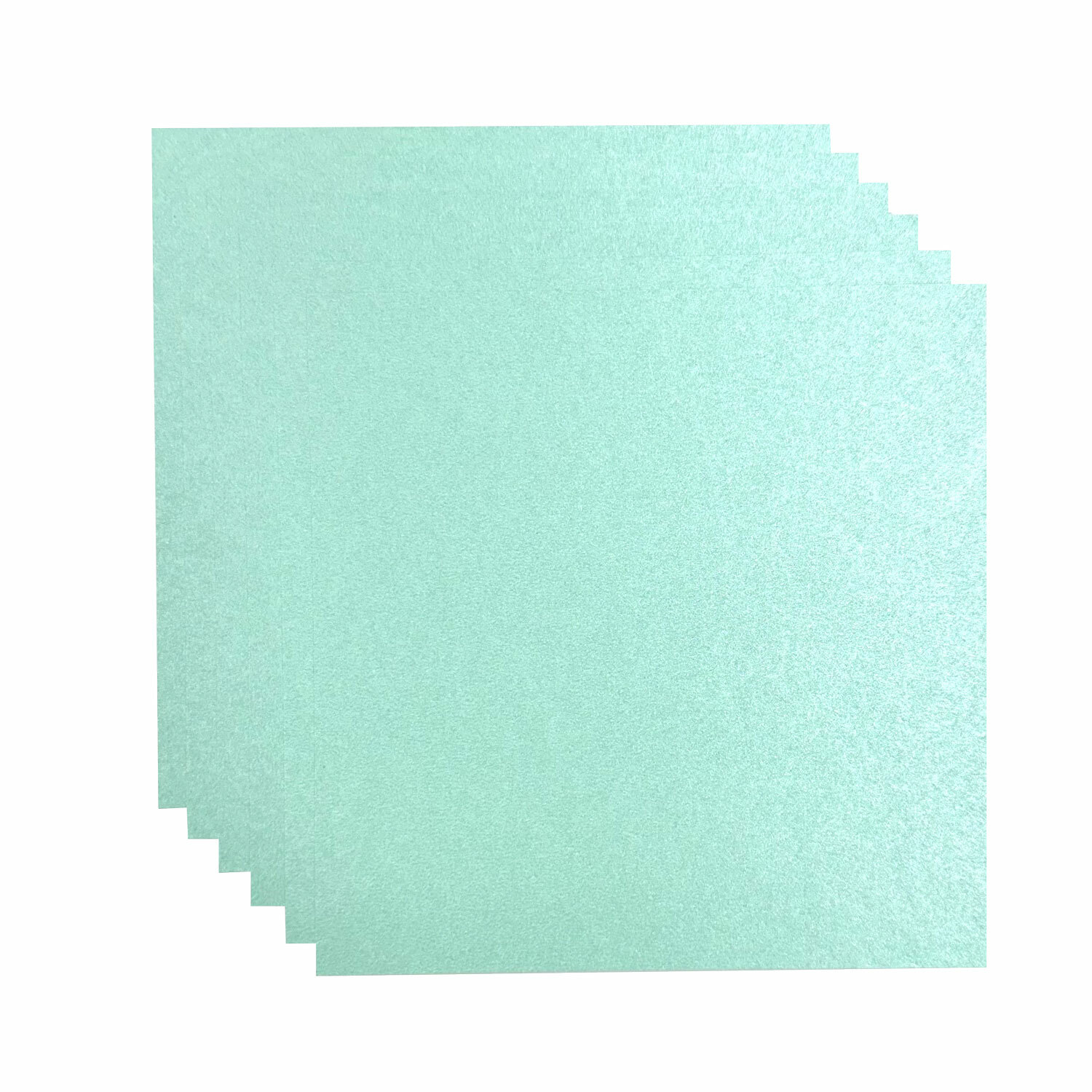 艾力獨家【6 吋卡紙】|珍珠卡-湖水綠 (P168系列專用紙 -6入)#工具自備 #T9002