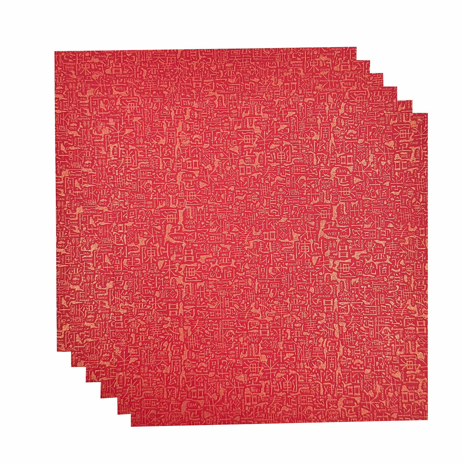 艾力獨家【6 吋卡紙】|200磅-百家姓 (P168系列專用紙 -6入)#工具自備 #T9002