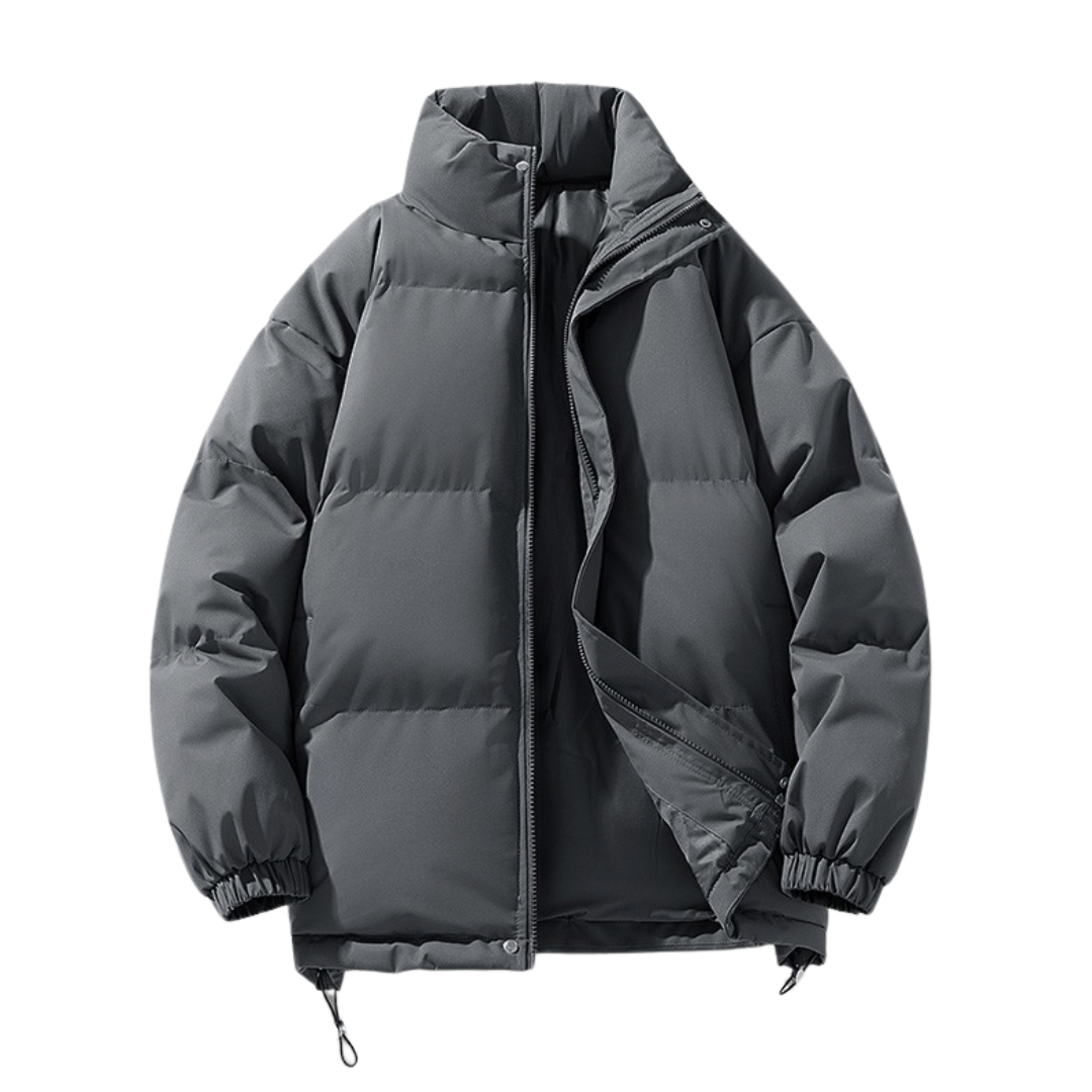 保暖 立領 麵包外套 寬鬆落肩 鋪棉外套 米其林外套 【 FUZY 】- A201672