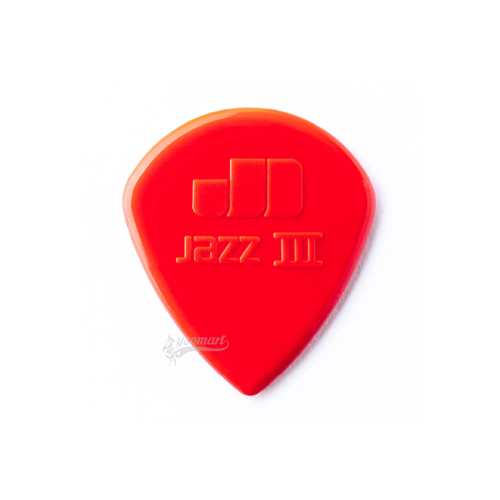 Dunlop 47-3N Jazz III 紅色尼龍彈片 (24片/包)