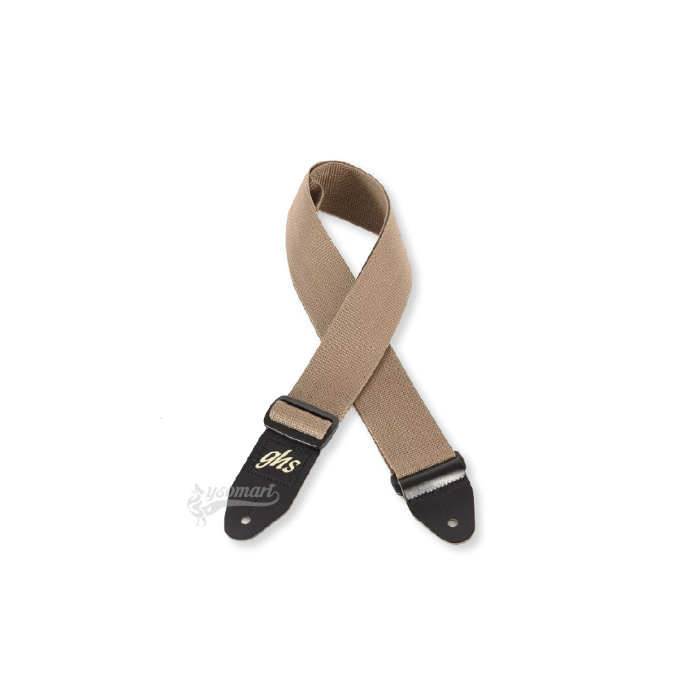 ghs A8BEIG GTR尼龍 棕色吉他背帶