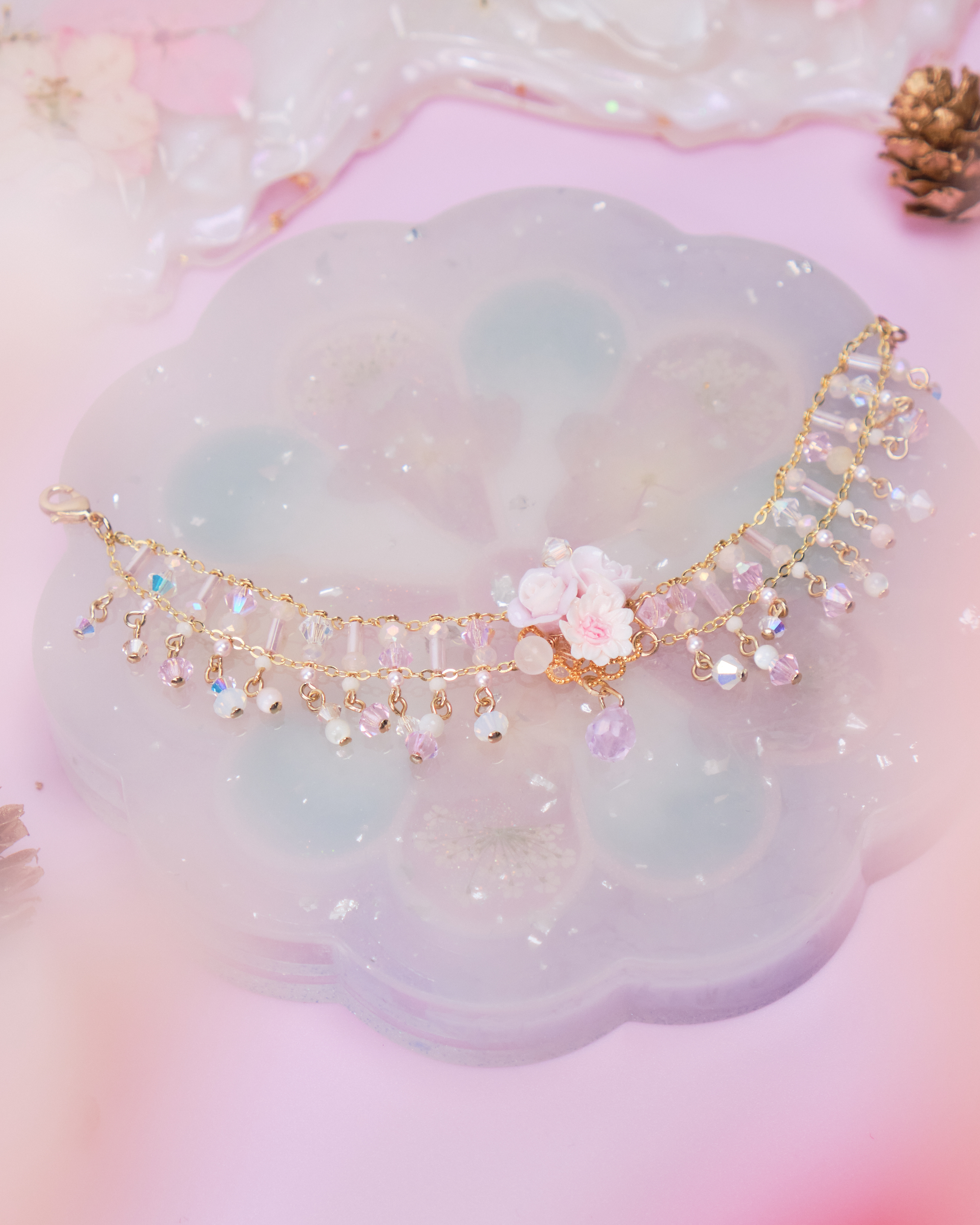 11469 Memory Orbs Bouquet Beaded Bracelet Special Version