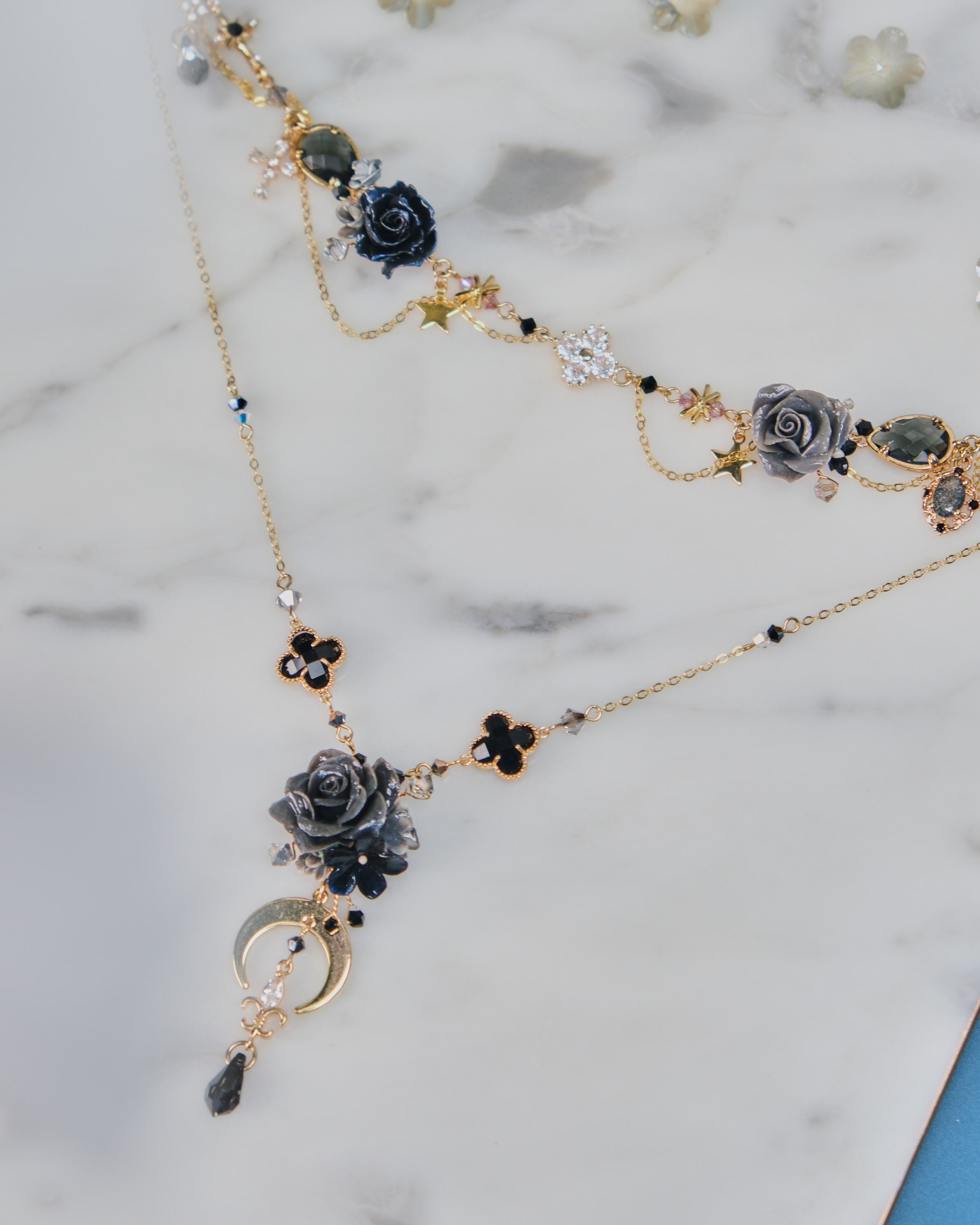 11476 復古設計雙層S925兩用頸鏈