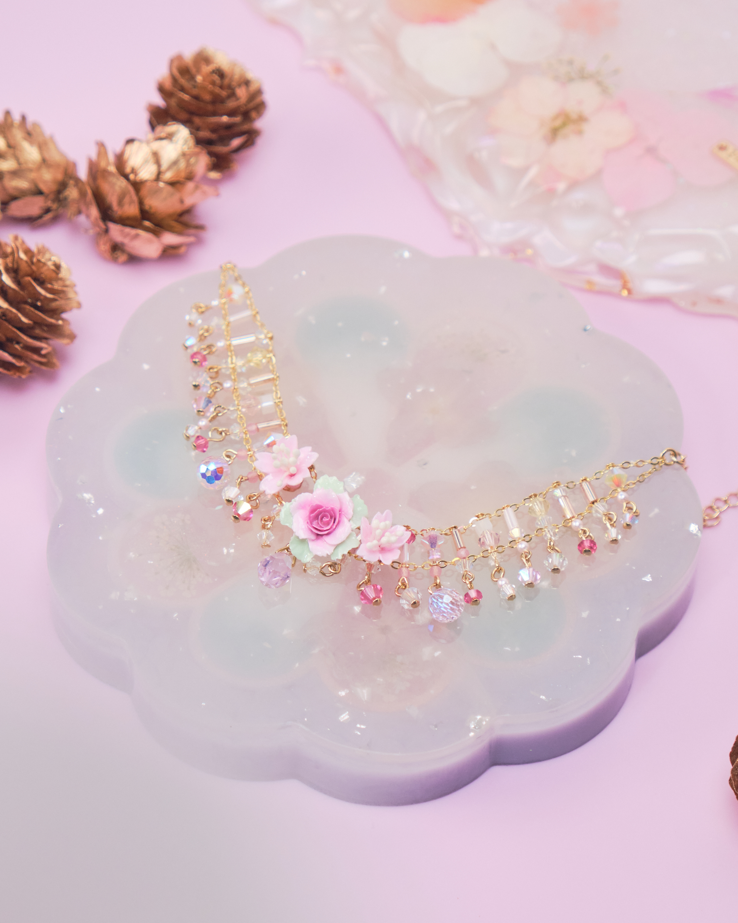 11470 Memory Orbs Bouquet Beaded Bracelet Special Version