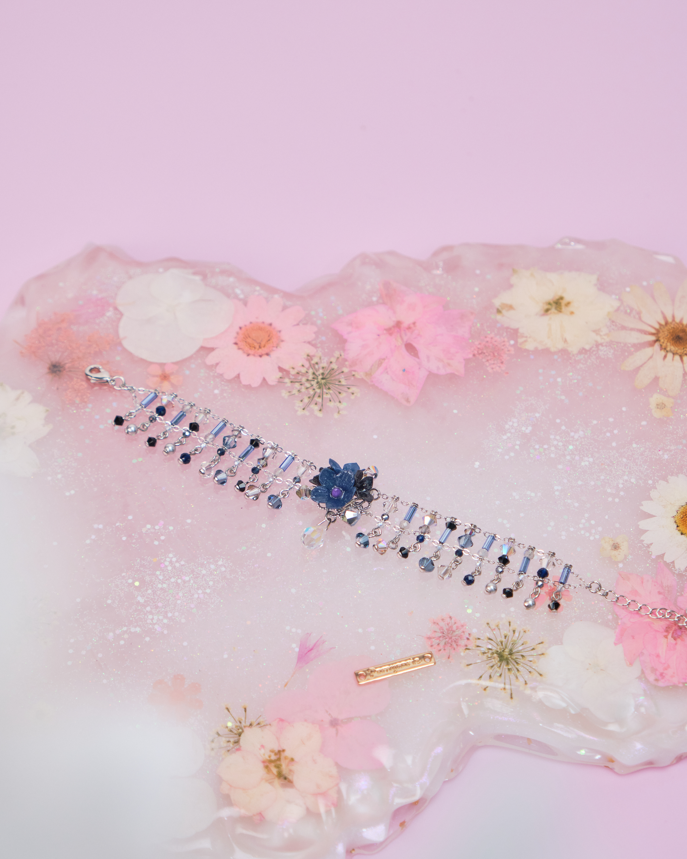 11468 記憶球彩虹薔薇串珠手鍊別注版