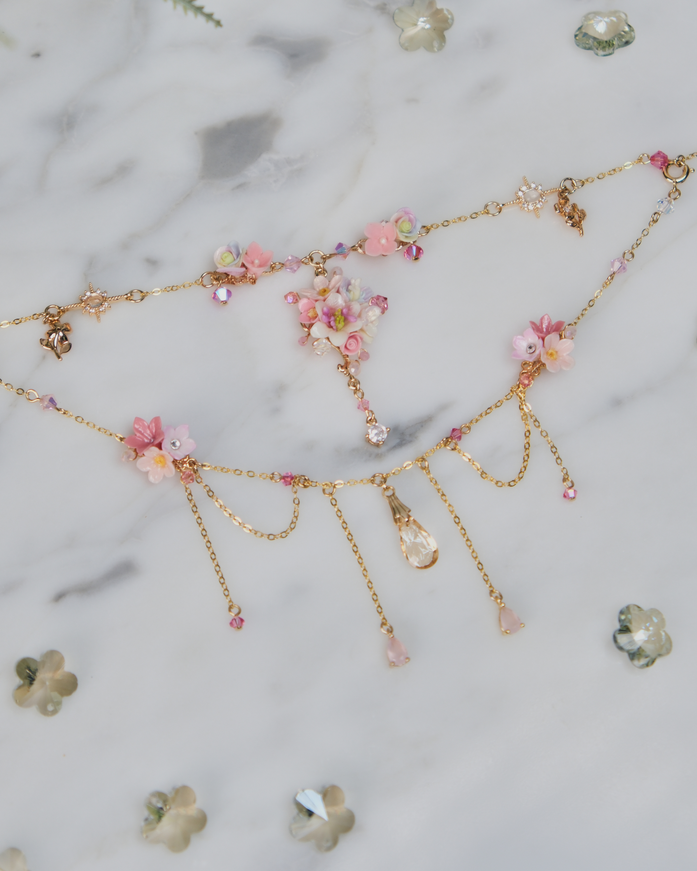 11478 Vintage Layered Design S925 2-Way Necklace