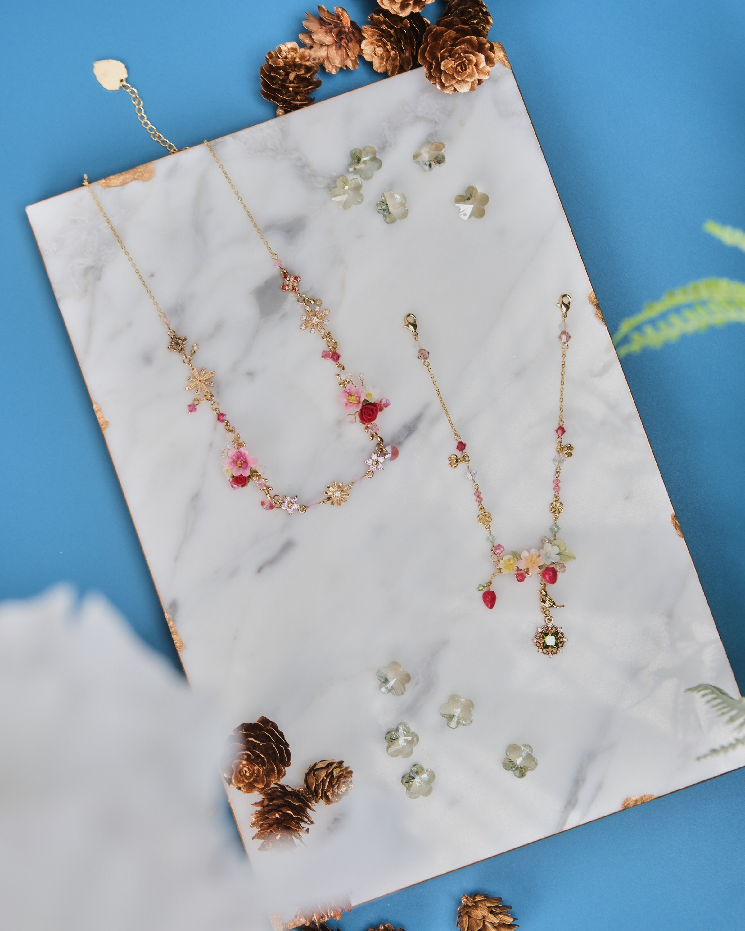 11482 Vintage Layered Design S925 2-Way Necklace