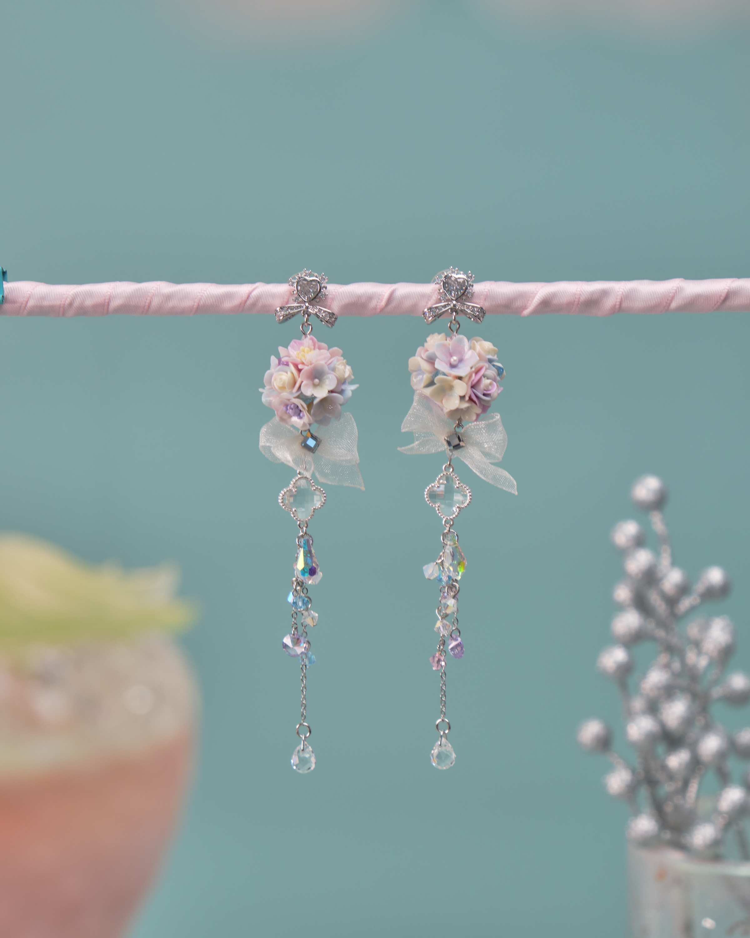 11546 花球S925耳環