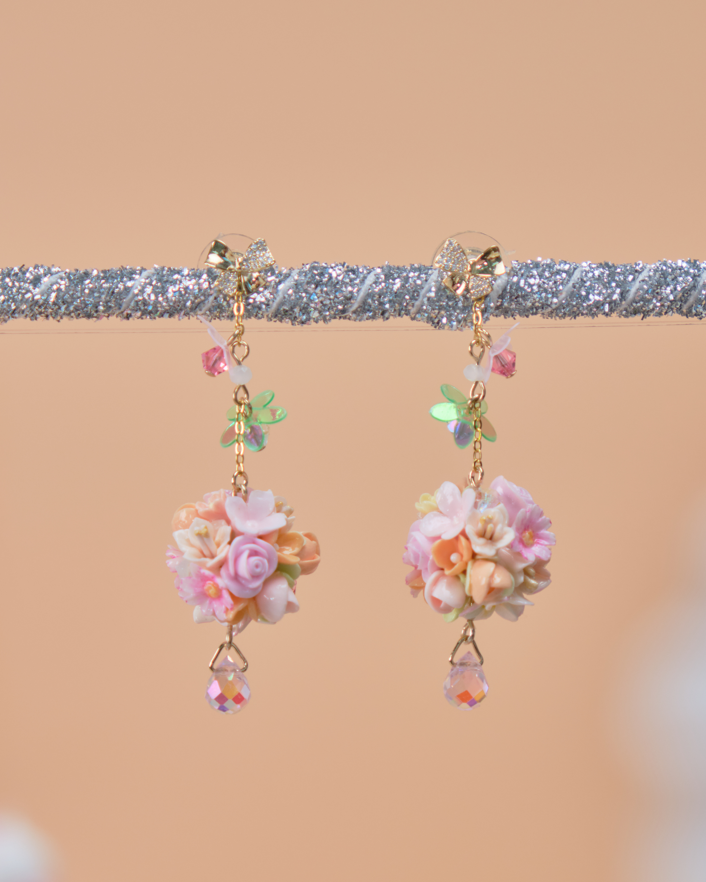 11560 花球S925耳環