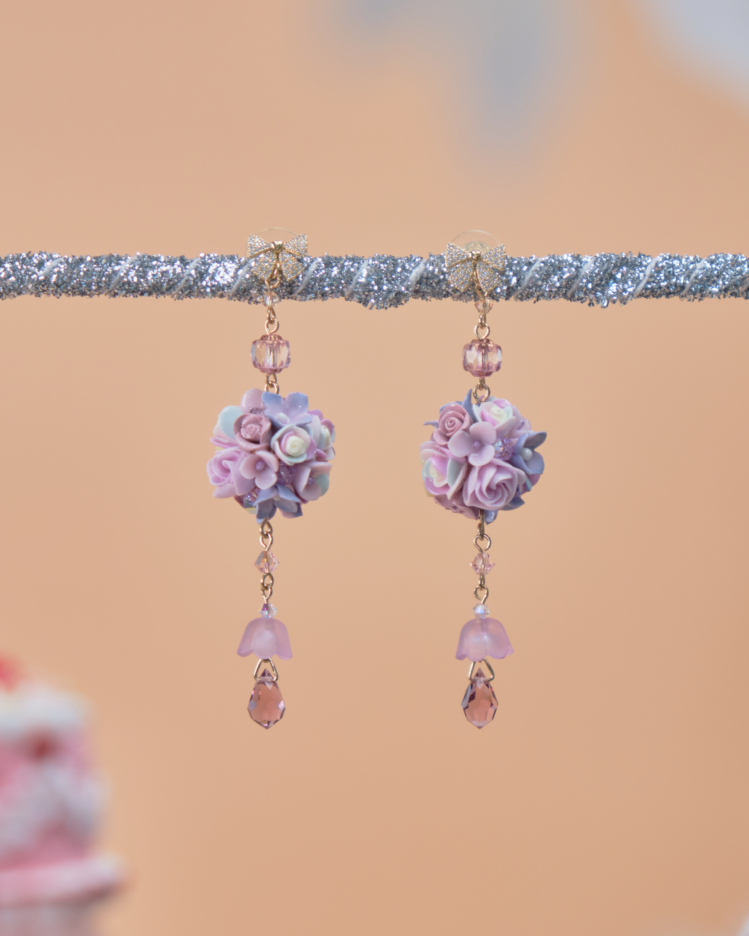 11558 花球S925耳環