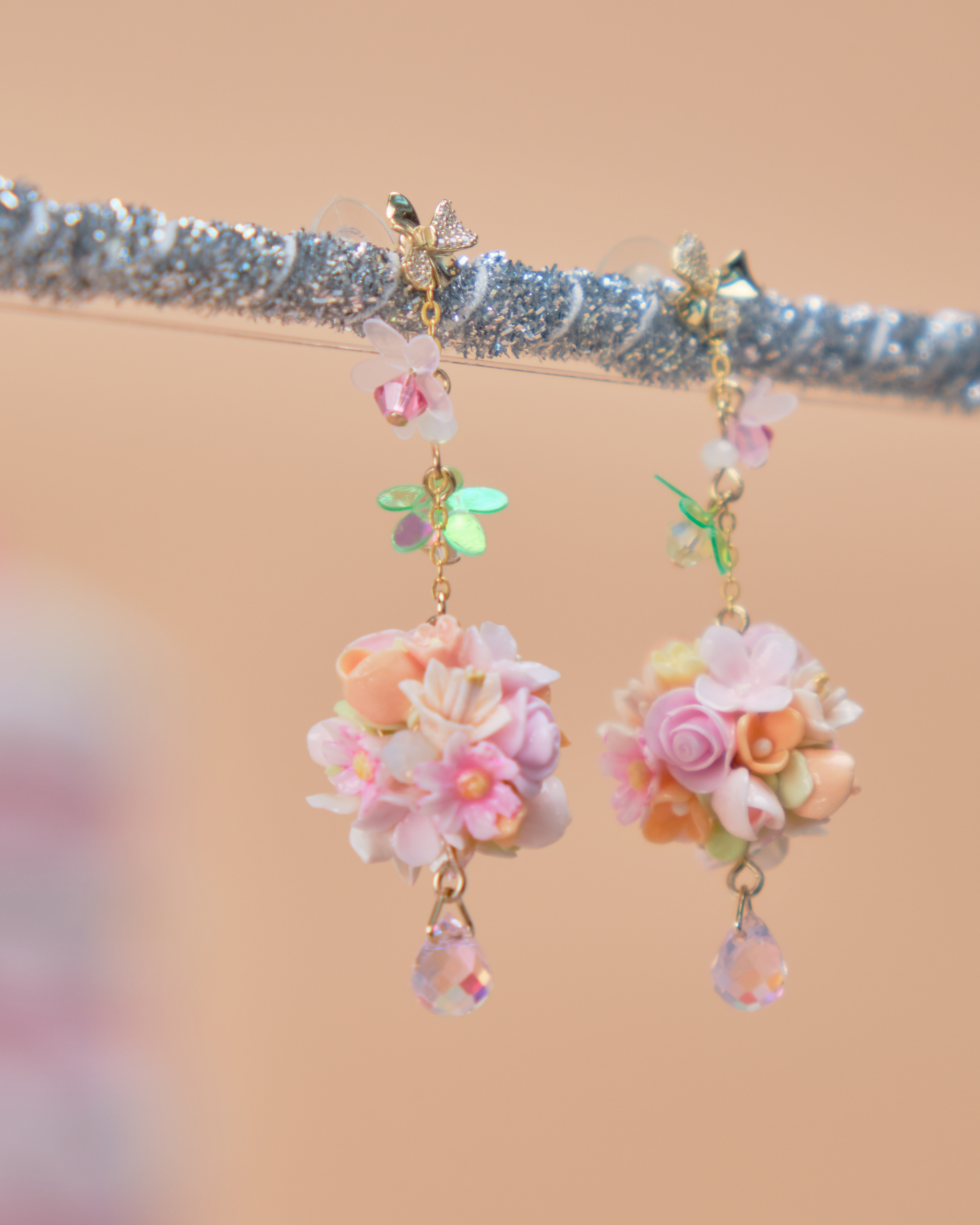 11560 花球S925耳環