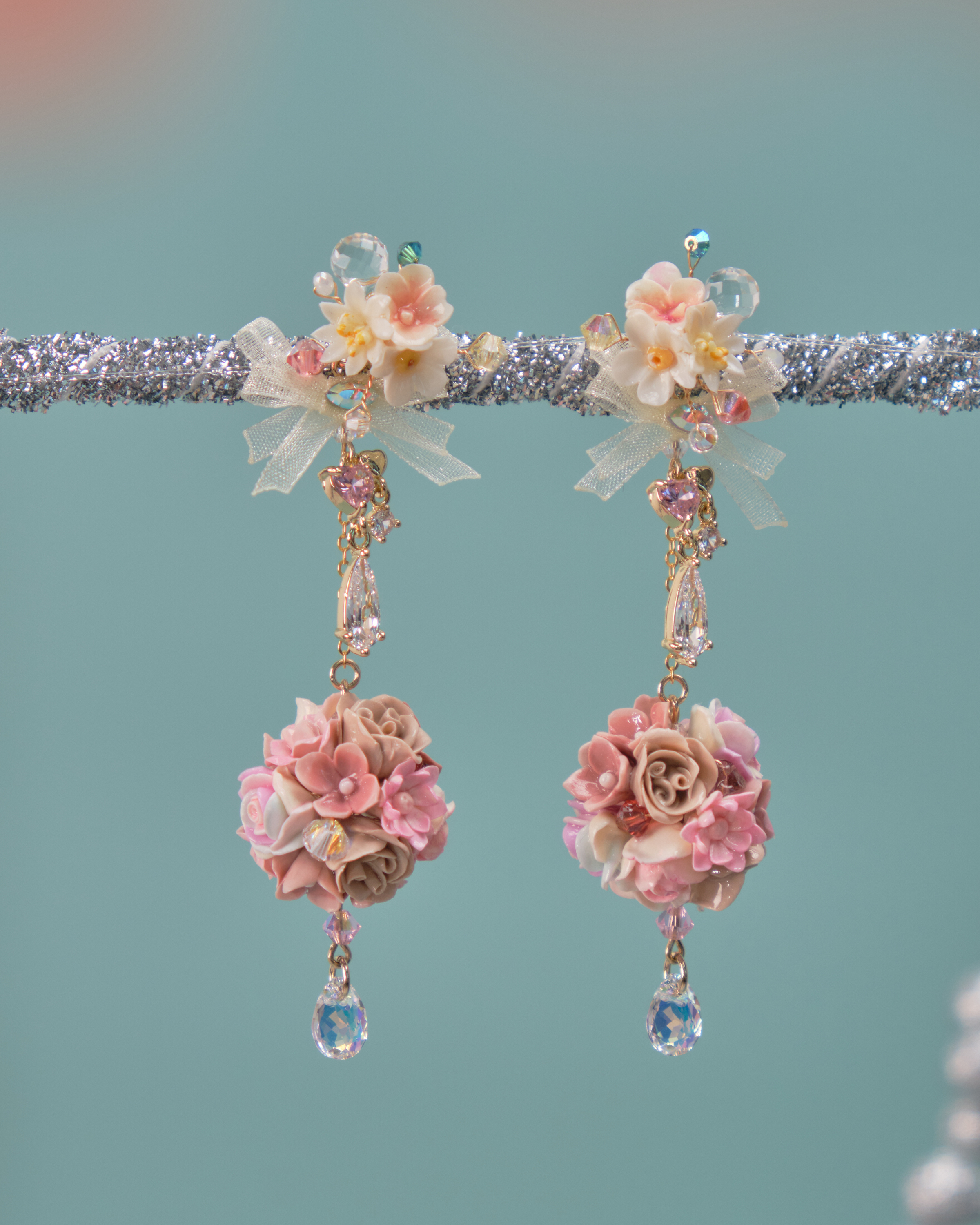 11551 花球S925耳環