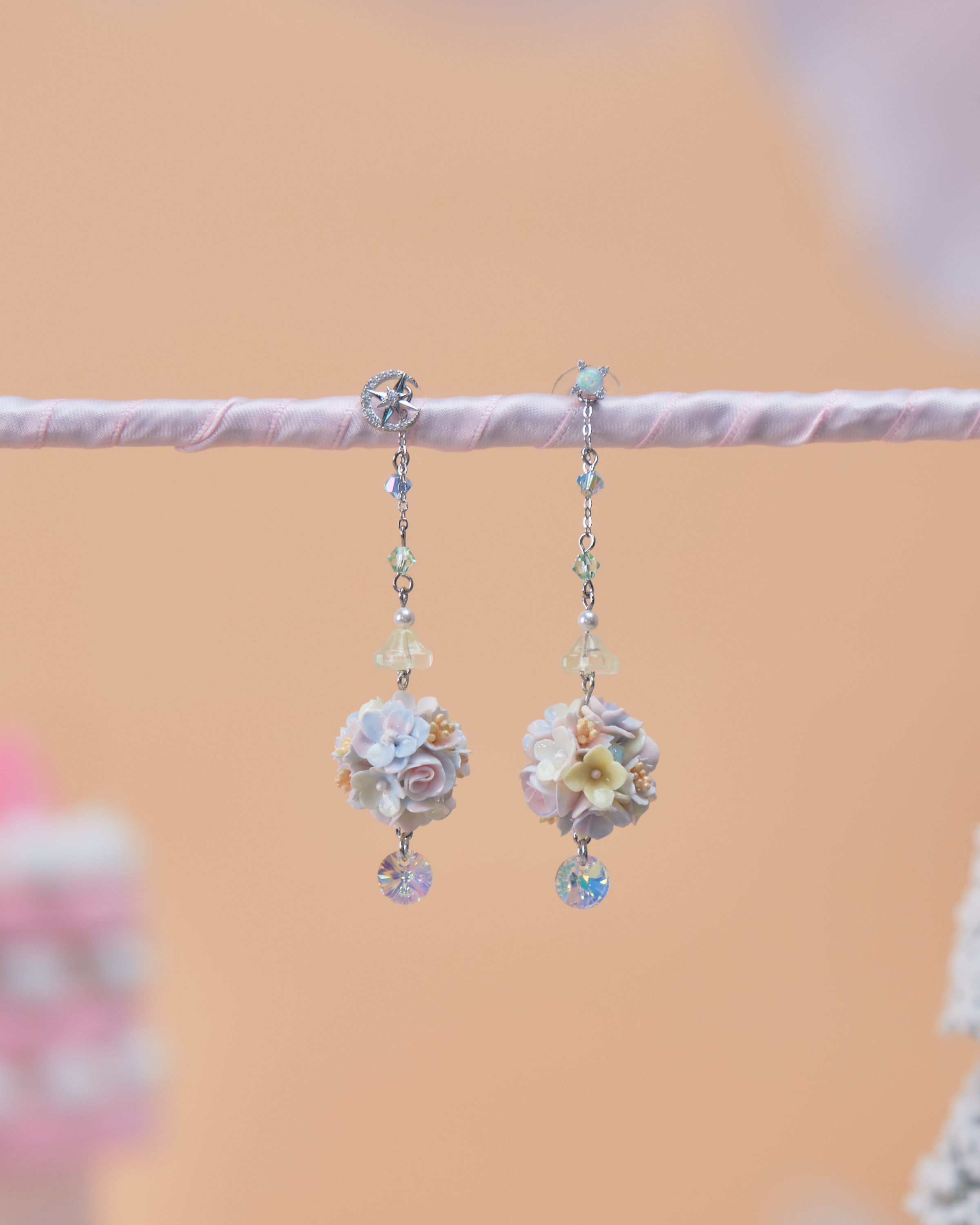 11554 花球S925耳環