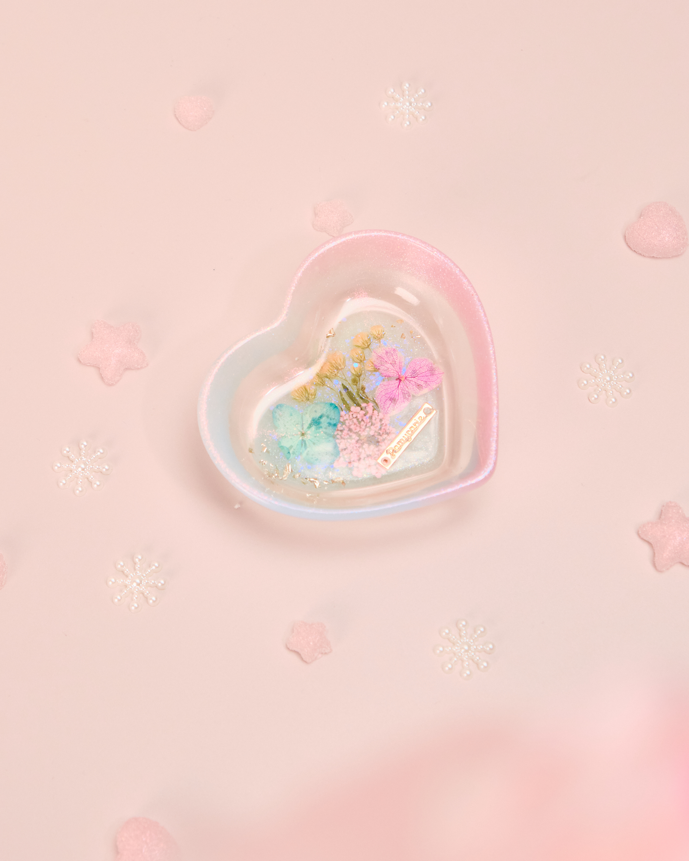 11568 樹脂心形小盤