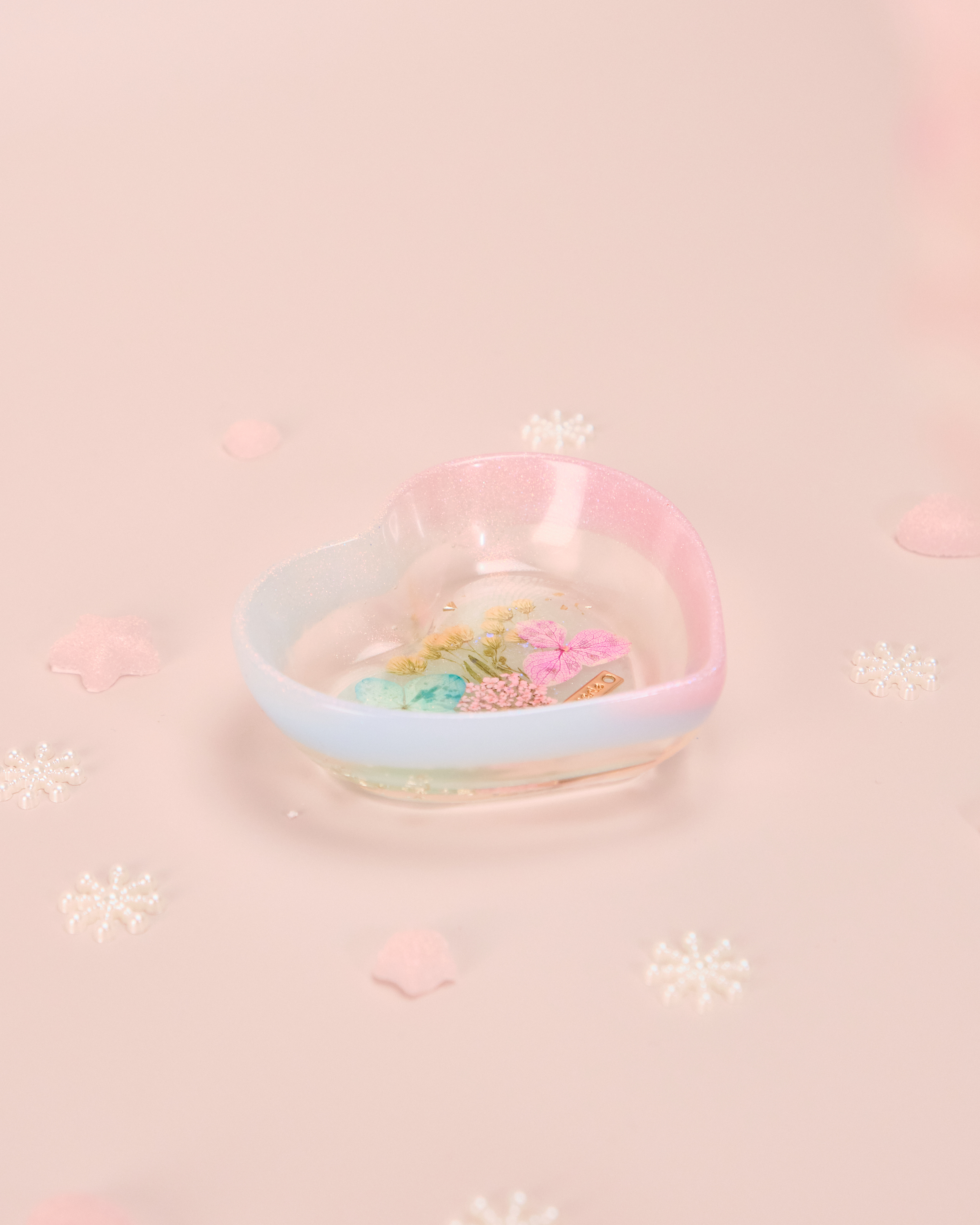 11568 樹脂心形小盤