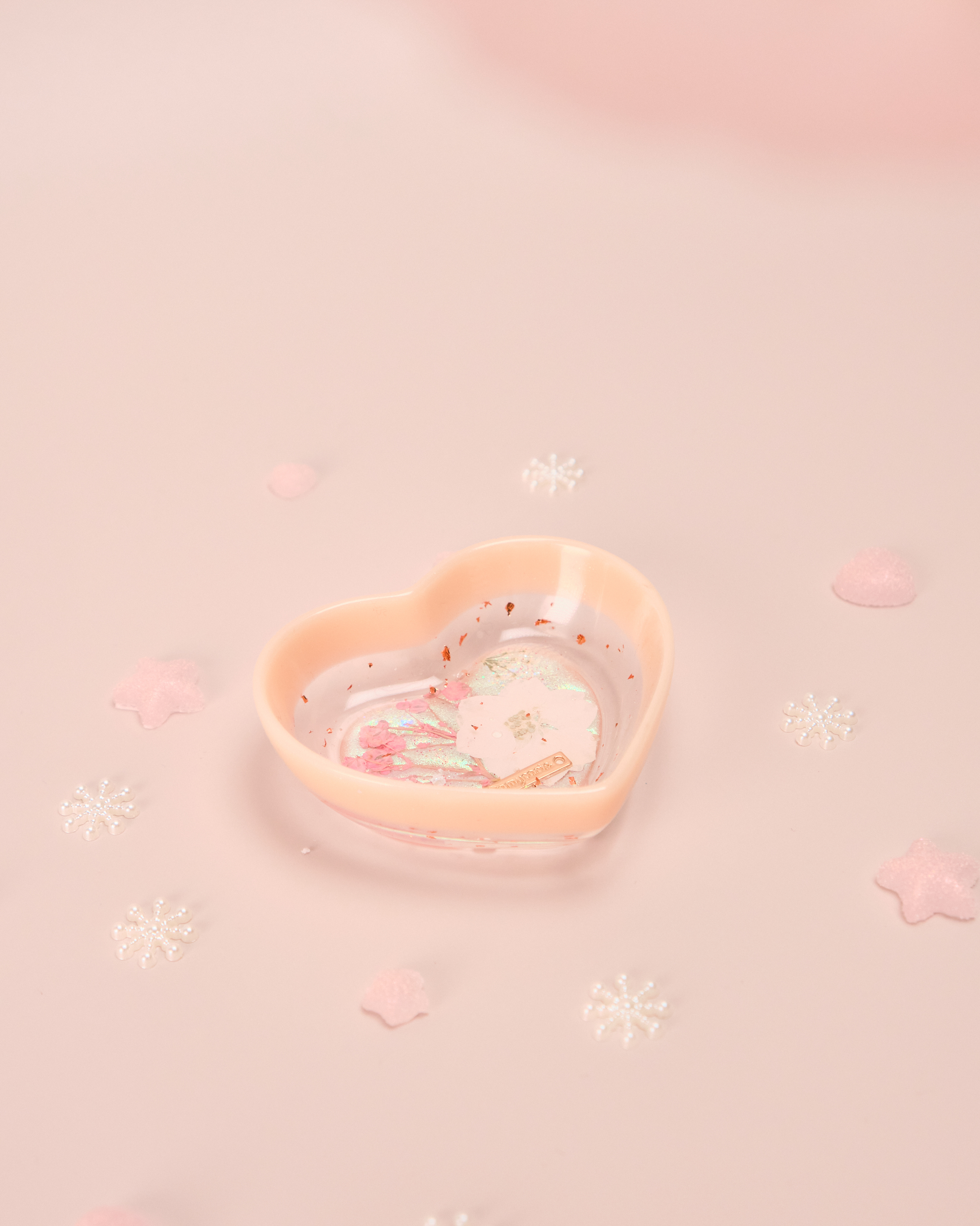 11571 樹脂心形小盤