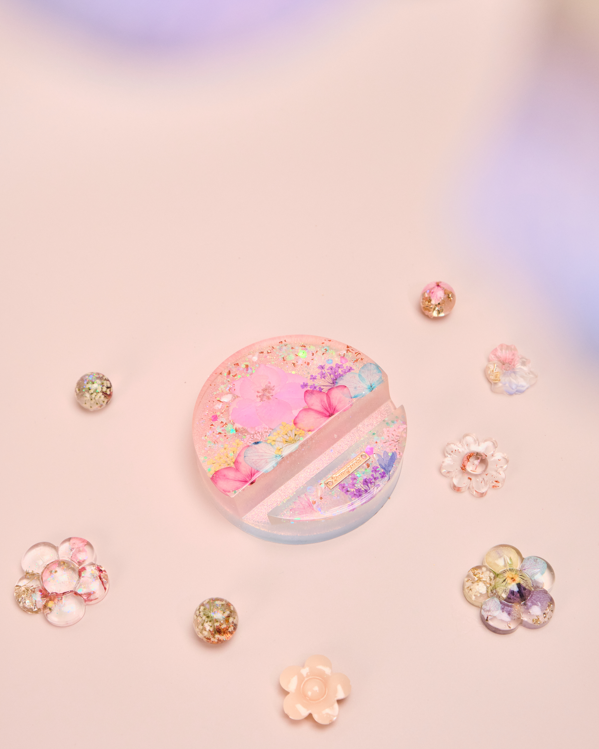 11583 押花樹脂手機座