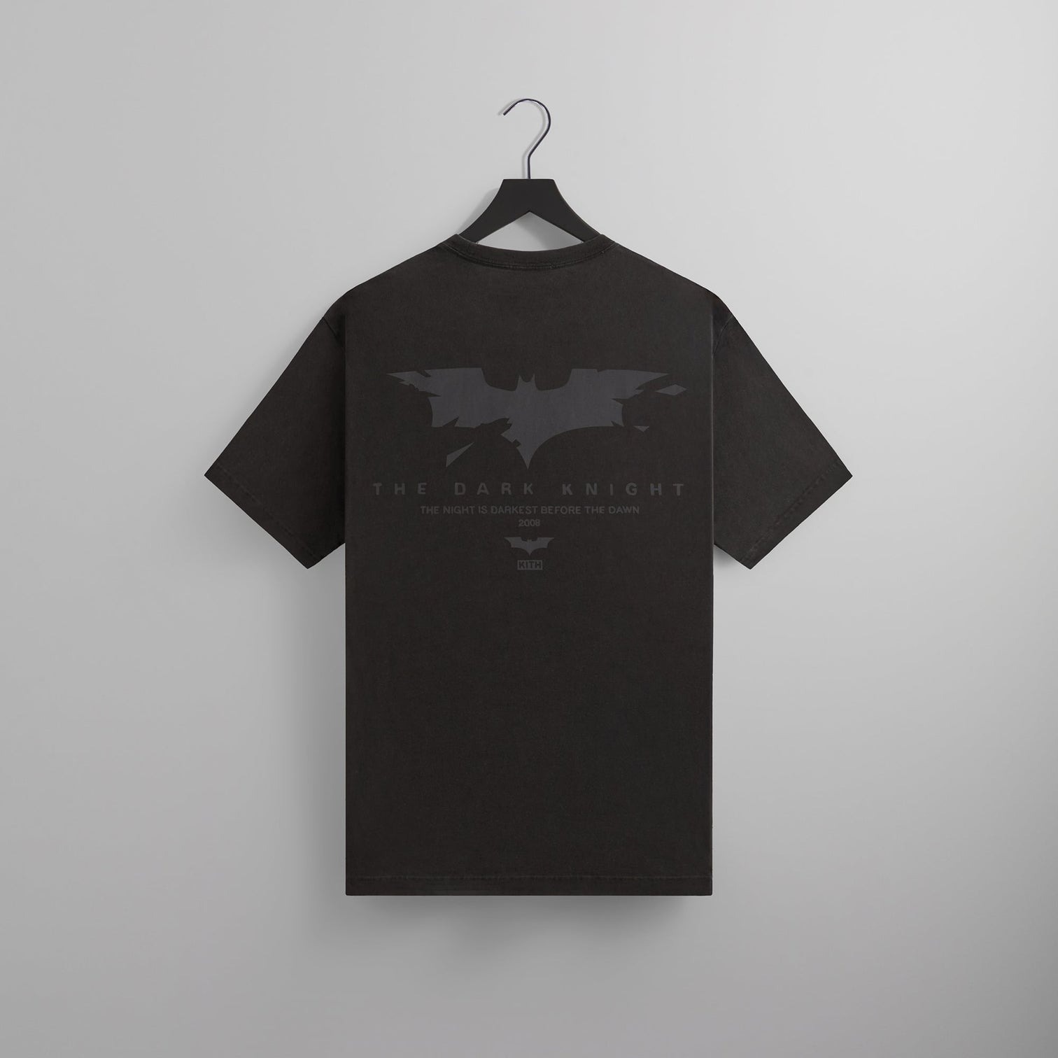 2024AW Batman Kith Dark Knight International Vintage 黑暗騎士 蝙蝠俠 水洗 短T LOGO Tee 現貨 KHM032763-001
