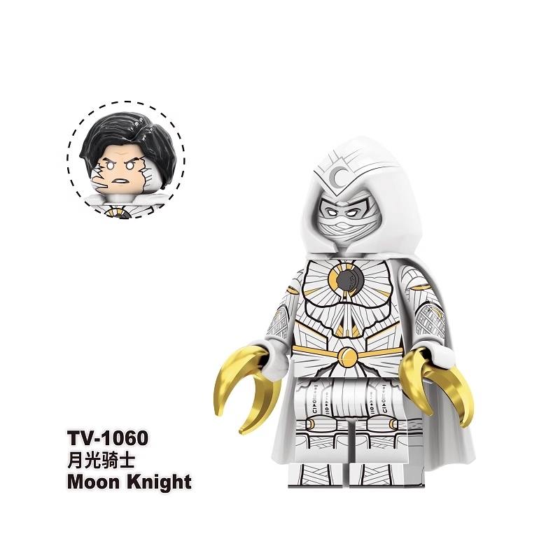 Moon Knight DC Custom Minifigures Minifigs Fit Lego TV1060