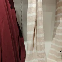 [S] TOMMY HILFIGER 69JB085 UNISEX STRIPED KNIT MUFFLER SCARF,WHITE, 197735319542 [FINAL SALE] (STH881)