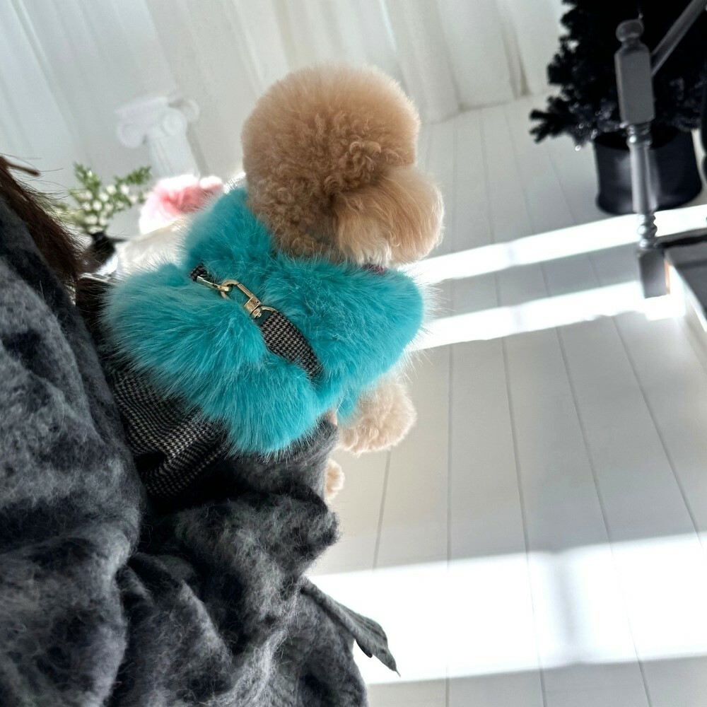 COZY-N 新奢華皮草胸背背心