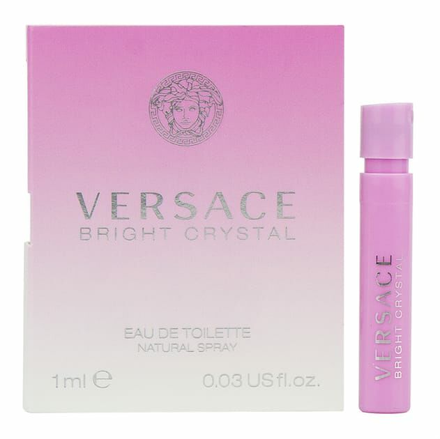 VERSACE BRIGHT CRYSTAL EDP VIAL維沙馳晶鑽女仕香精試管NEW 1ML