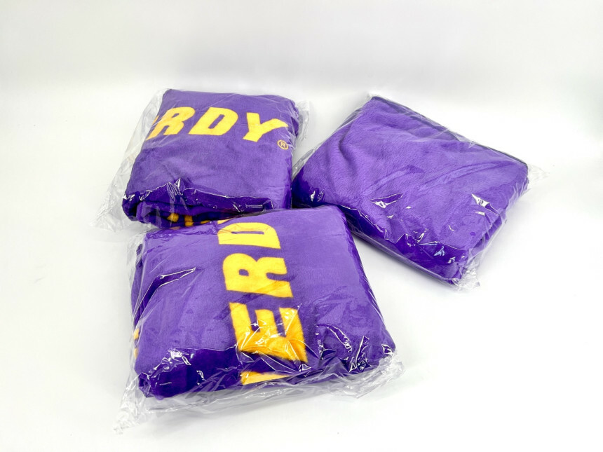 (現貨) NERDY BASIC LOGO BLANKET (PURPLE)