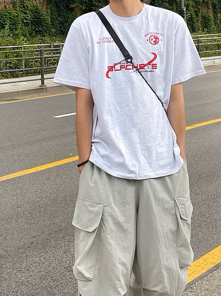 SIMPLEACTION Meteorite情侶短袖上衣