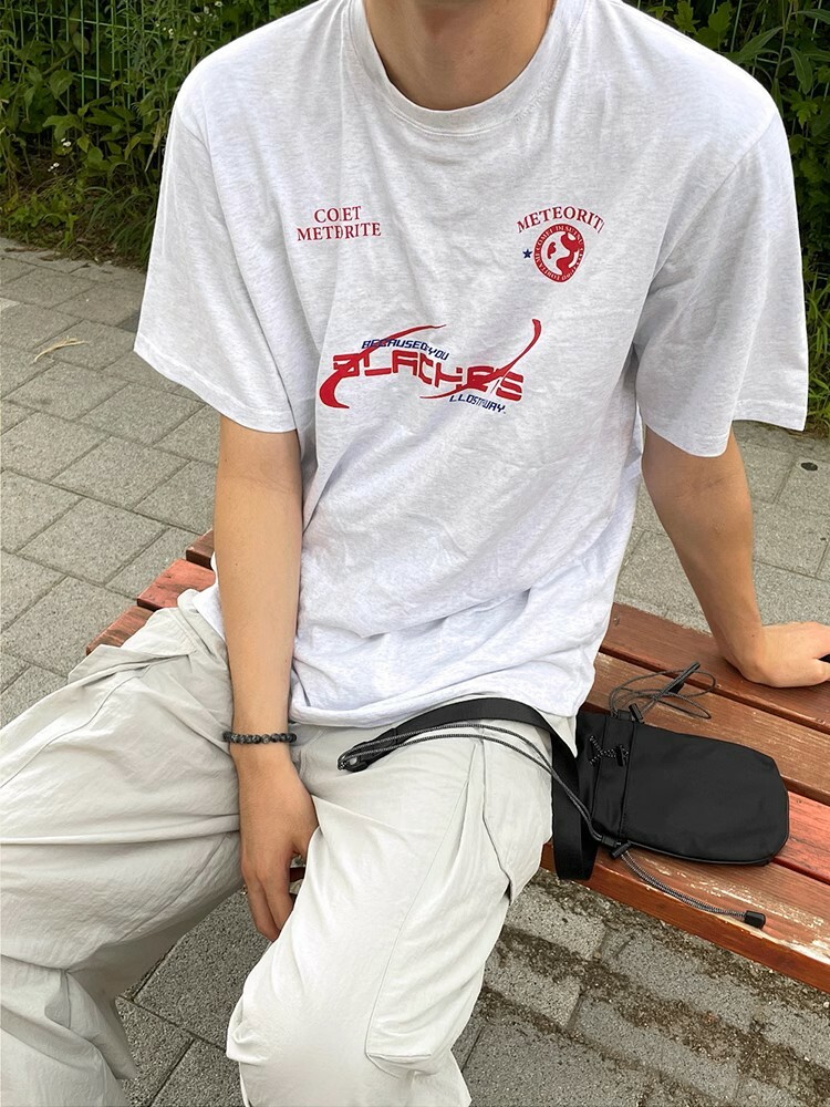 SIMPLEACTION Meteorite情侶短袖上衣