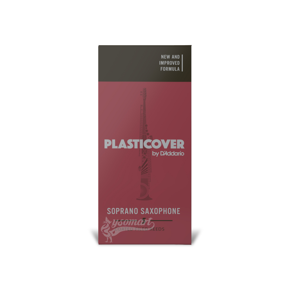 D’Addario Plasticover Soprano 高音薩克斯風 2.5號黑竹片 (5片裝)