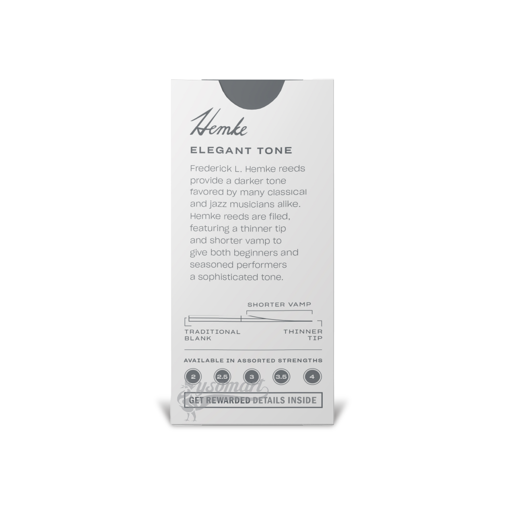 D’Addario Hemke Soprano 高音薩克斯風 2.5號竹片 (5片裝)