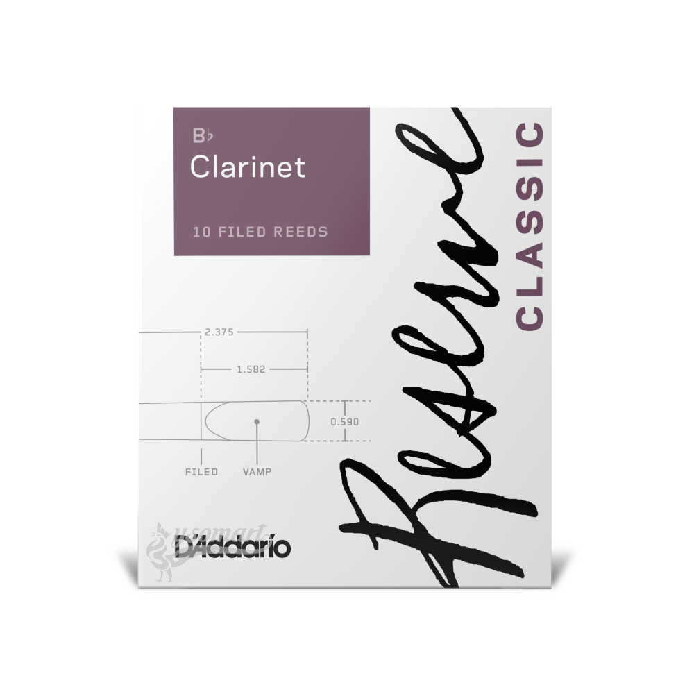 D’Addario Reserve Classic B♭黑管 2.5號竹片 (10片裝)
