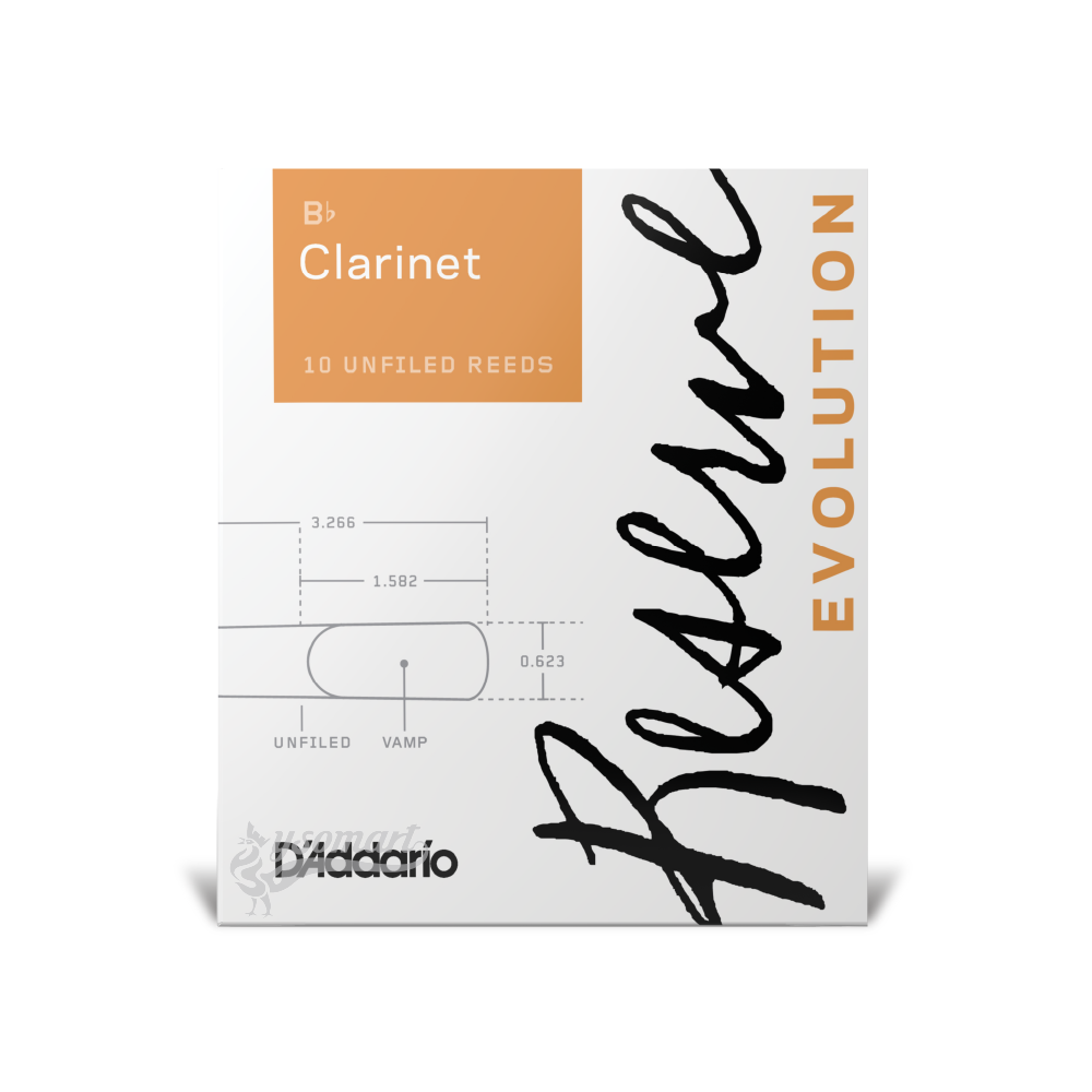 D’Addario Reserve Evolution B♭黑管 2.5號竹片 (10片裝)