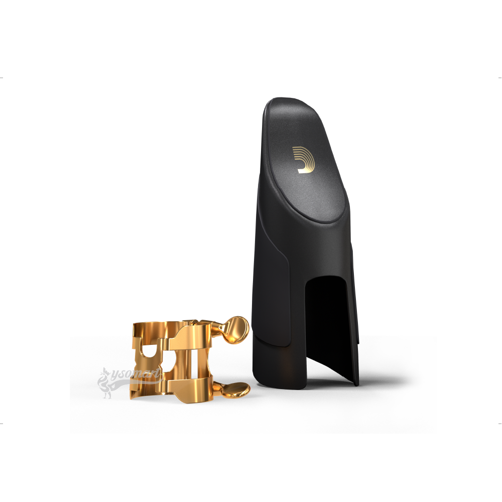 D'Addario Clarinet 黑管 金色H型金屬束環+新型吹嘴蓋