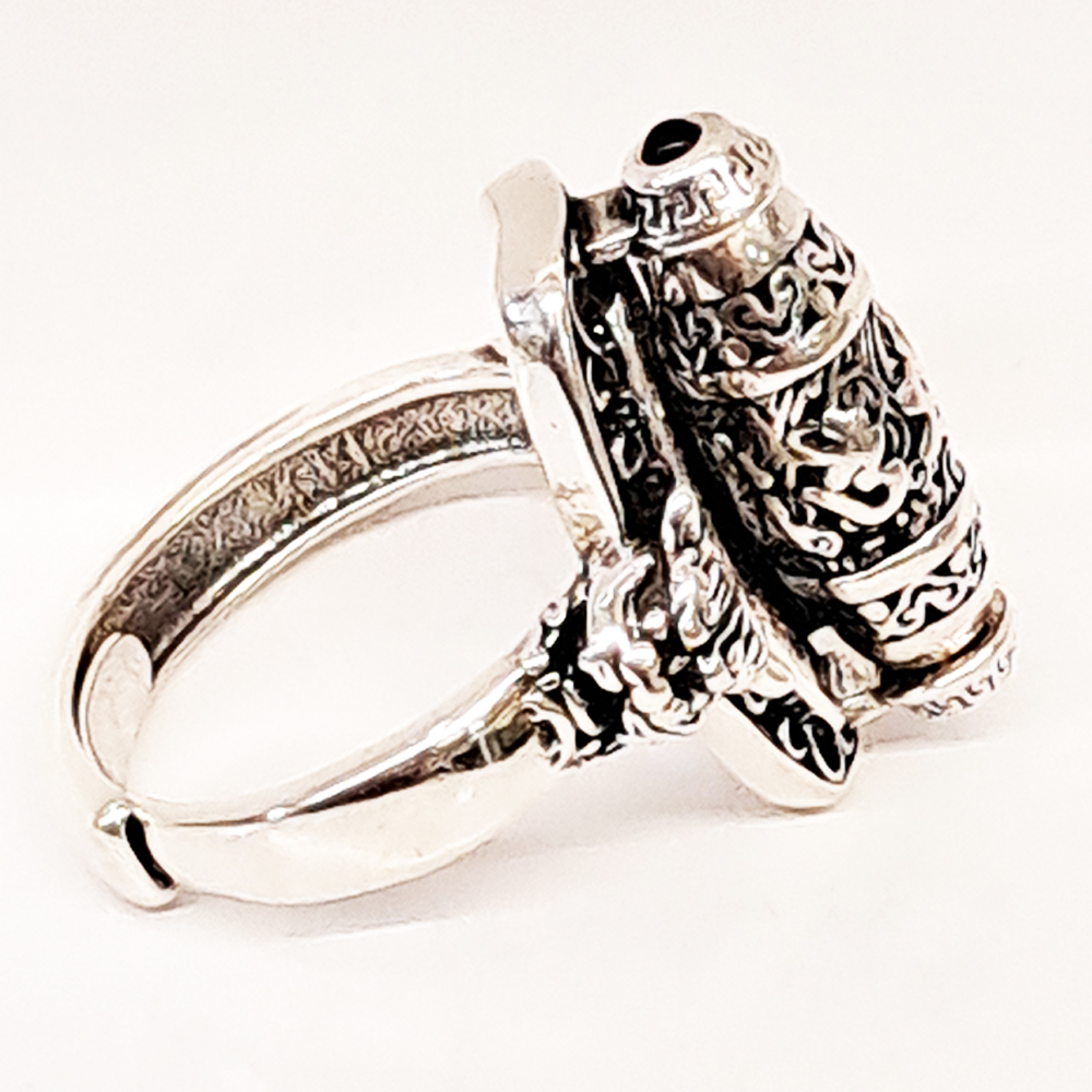 六字大明咒 轉經輪{藏密}戒指【十方】153883