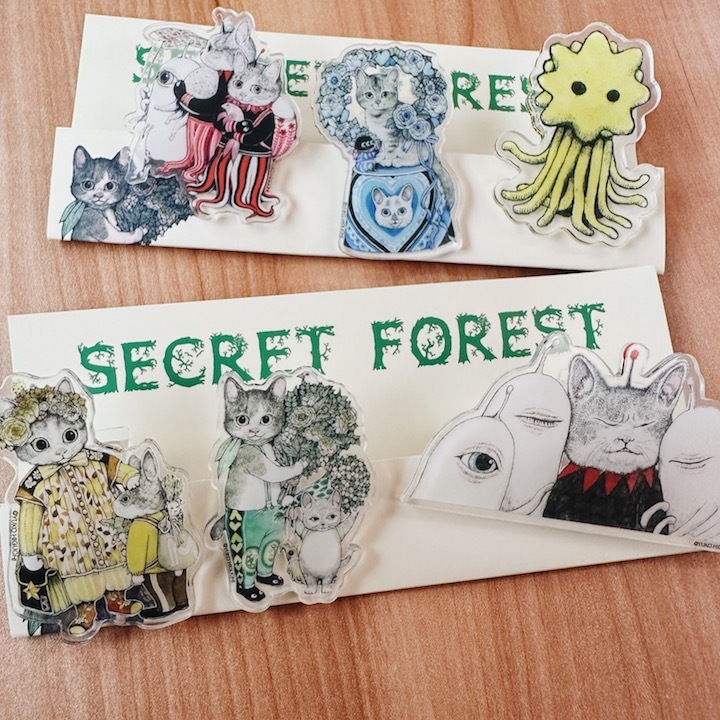 樋口裕子 3入萬用夾 首爾展限定＿Secret Forest｜日本Higuchi Yuko